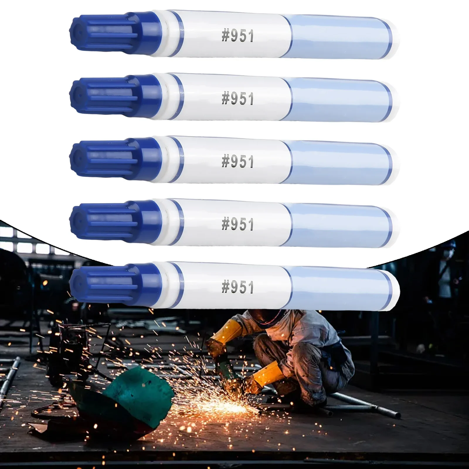 5pcs 951 Soldering Flux Pen 140*15mm For PCB Board Welding And Electronic Maintenance Industry Power Tools Welding Tools