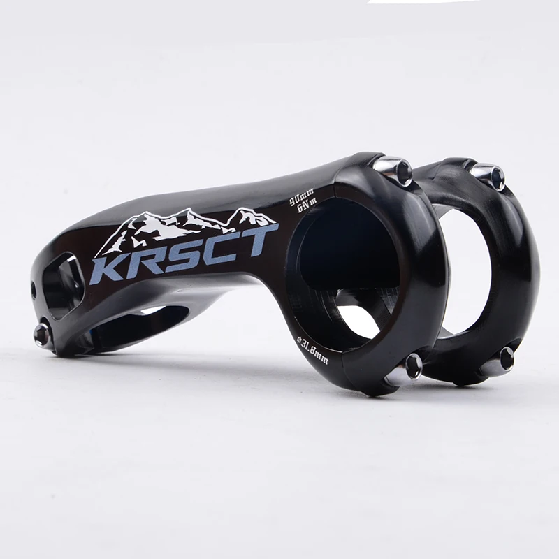 KRSCT Bicycle Stem 3D Forging High Strength Mountain Bike Stem -20 Degree 80/90/100mm Length for AM/FR/DH 31.8mm Handlebar