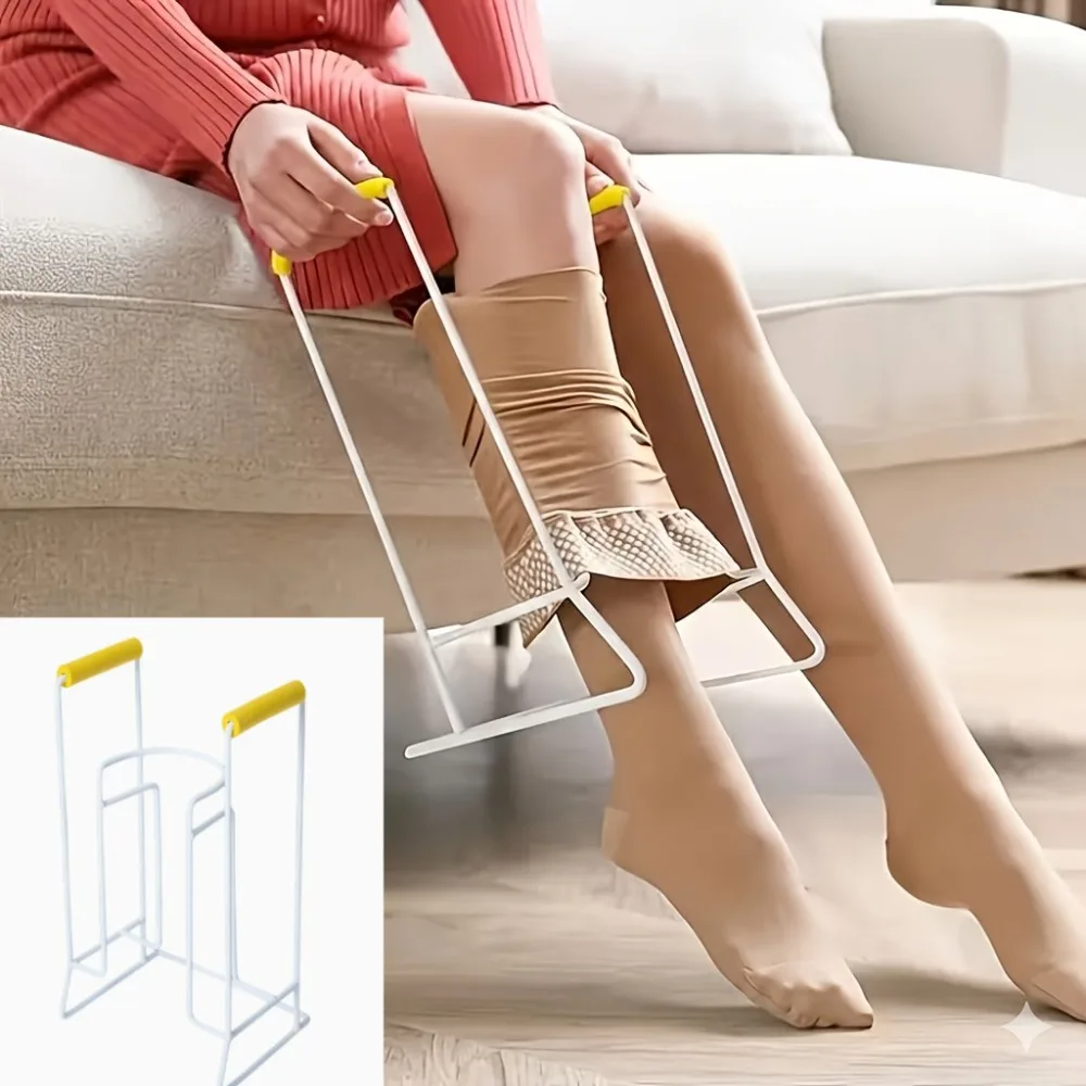 Stocking Donner Sock Aid Tool for Compression Socks Men or Women with Soft Foam Grips Dressing Aid Hip Kit for Easy Use