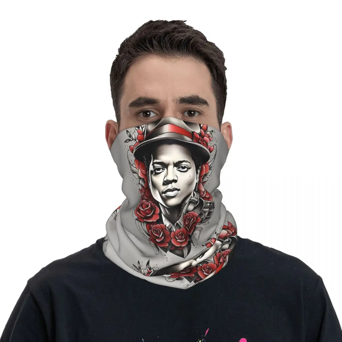 Polainas bandana unissex para adultos, harmonia com tinta, Bruno Mars, motocross, lenço de rosto, ciclismo, caminhadas, inverno