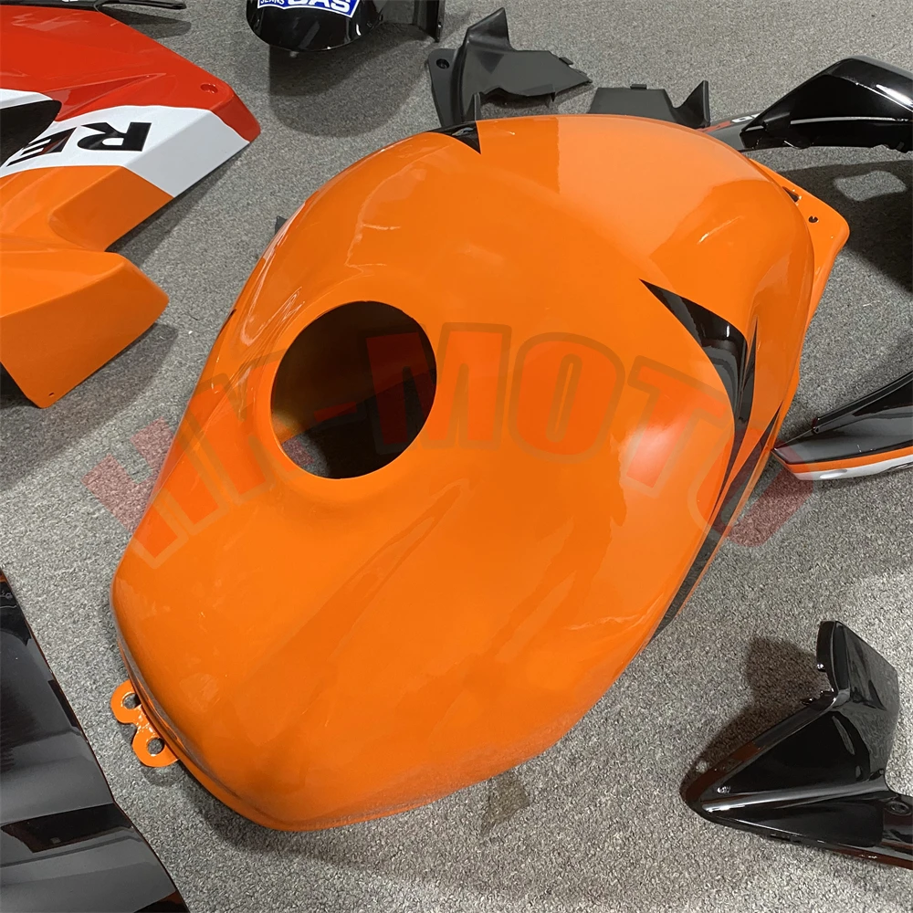 Motorcycle Fairing Kit Fit For VFR800 VFR 800 VTEC 2002-2012 Bodywork Set High Quality Abs Injection Orange Repsol