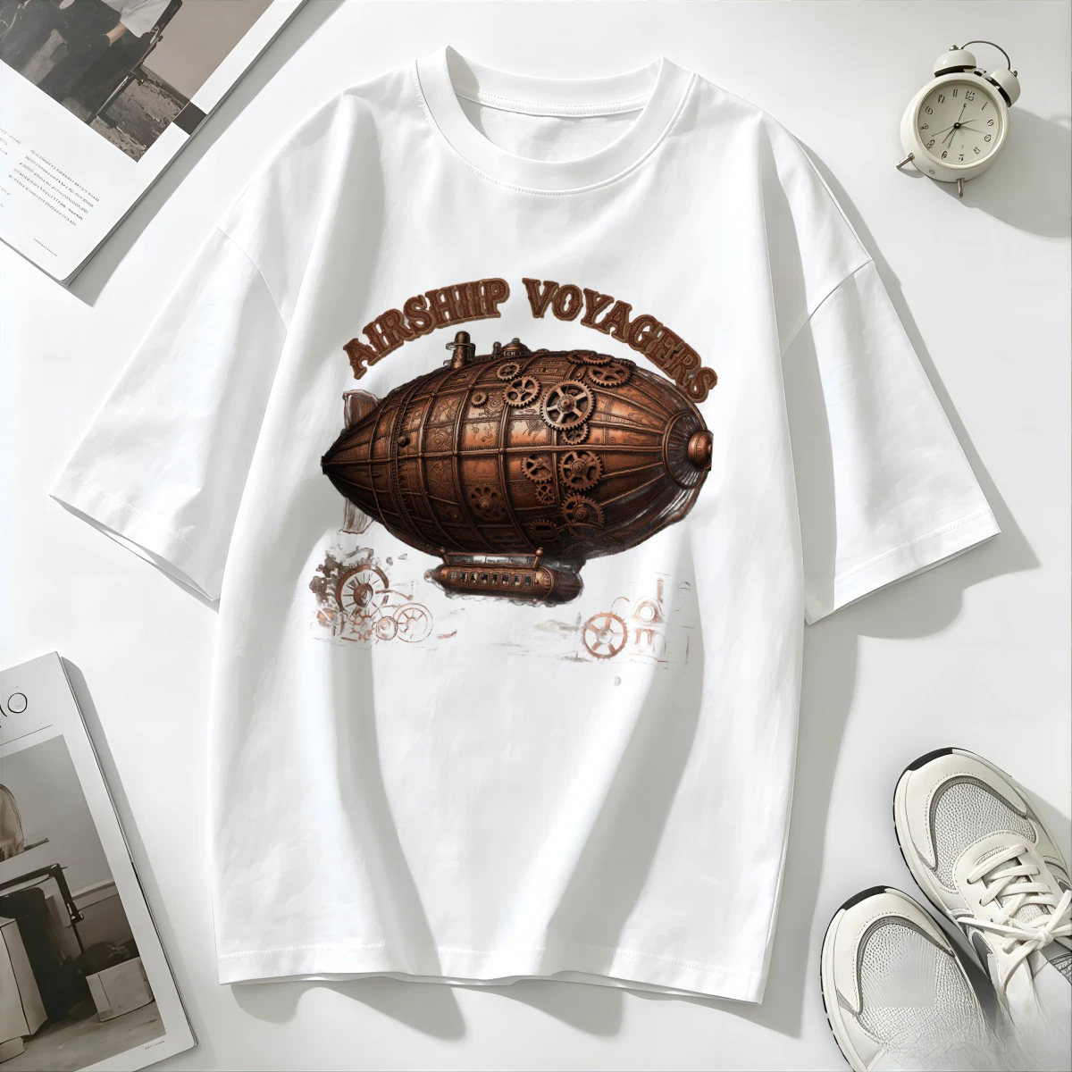 T-shirts : Vêtements de joie, de bonheur, de joaillerie, de plaisir, de satisfaction, de mode et de contentement.