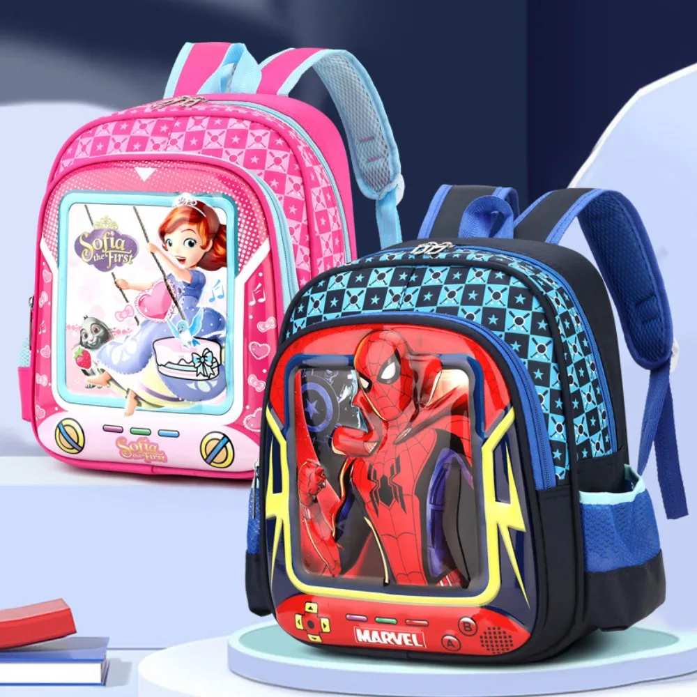 Captain America Spider Man borse da scuola per bambini leggero e traspirante moda ad alto valore estetico zaino da scuola di tendenza regalo