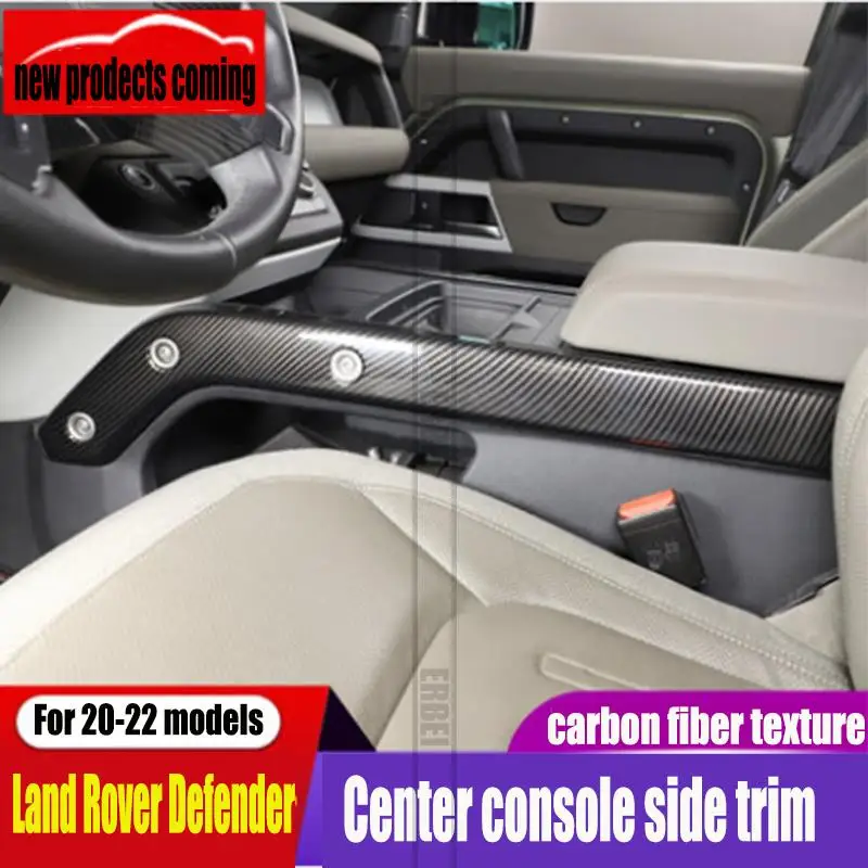 For 23 Land Rover Defender 90/110 version interior modification center control side armrest replacement accessories