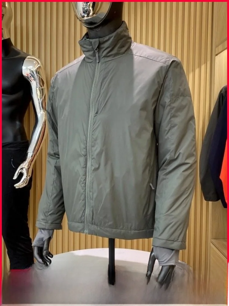 

Новая осенне-зимняя мужская хлопковая куртка: ветрозащитная, водонепроницаемая, с воротником-стойкой, модная, городская, стильная, с длинными рукавами, на молнии, теплая