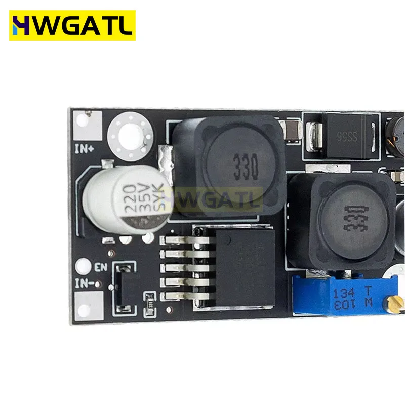 HWGATL XL6019 (XL6009 upgrade) Automatic step-up step-down Dc-Dc Adjustable Converter Power Supply Module 20W 5-32V to 1.3-35V