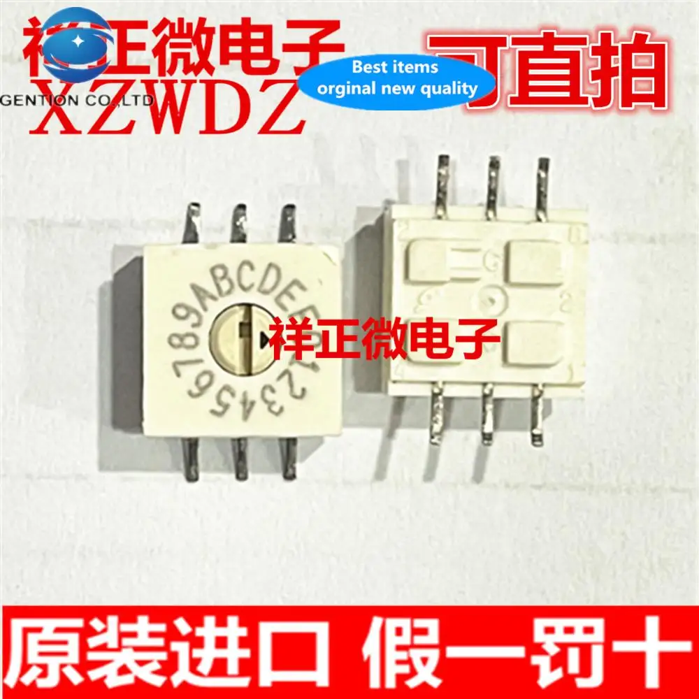 

10pcs orginal new 94HAB16WRT 0-F 16-bit rotary dial code switch patch 6 feet hot sale