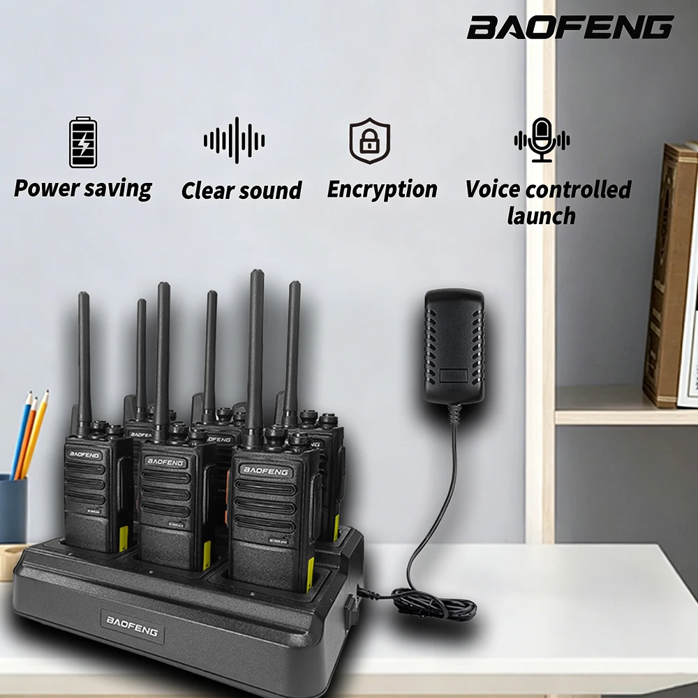 BAOFENG BF-888S Plus PMR446 License Free Two Way Radio Portable Walkie Talkie VOX Micro USB Rechargeable For EU Family Team Use