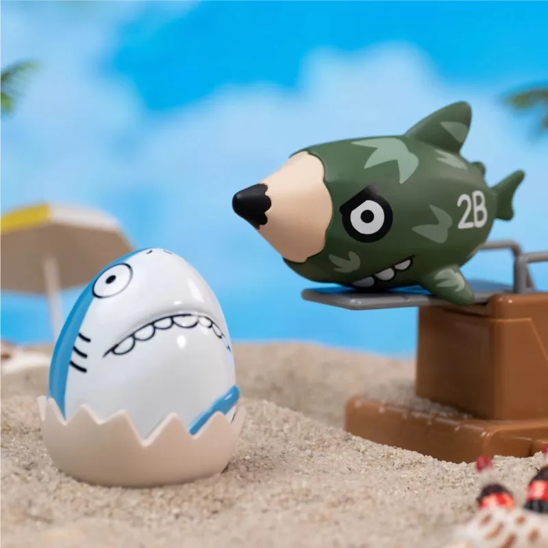 Cute Shark Figures Random Blind Box Mystery Box Anime Figure Mysterious box Doll Desktop Decoration Kawaii Model Kids Toys Gift