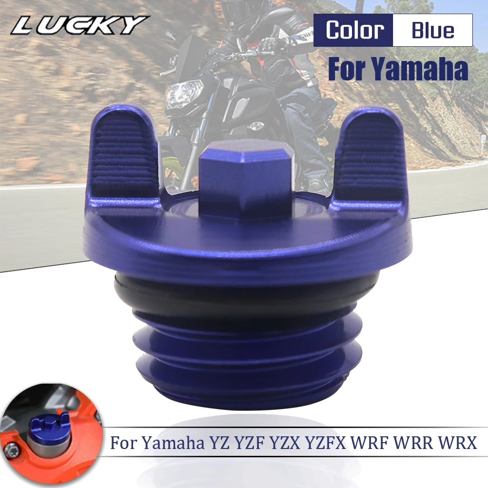 Motorcycle CNC Engine Timing Cover Oil Filler Plug Cap parts For Yamaha YZ YZF YZX YZFX WRF WRR WRX 80 85 125 250 450 Dirt bike