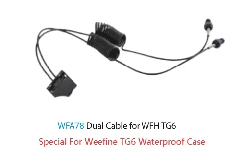 Scuba Fiber-Optic Fiber Optic Cable Diving Underwater For Weefine TG6 Waterproof Case