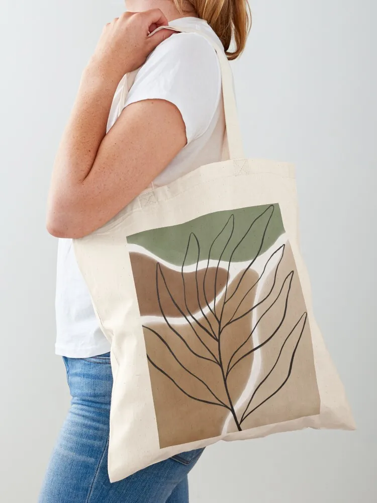 

Abstract Botany Shapes Tote Bag Canvas tote bags men Cloth bag cute pouch bag