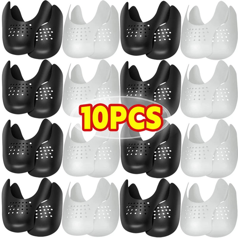 10pcs Sneakers Anti Crease Protector Wrinkled Fold Shoes Support Toe Cap Sport Ball Shoe Head Stretcher Extender Shoe Protection