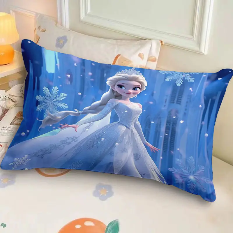 Disney elsa princesa travesseiro das crianças travesseiro de dormir confortável macio almofada bonito criativo quarto fronha presente do feriado