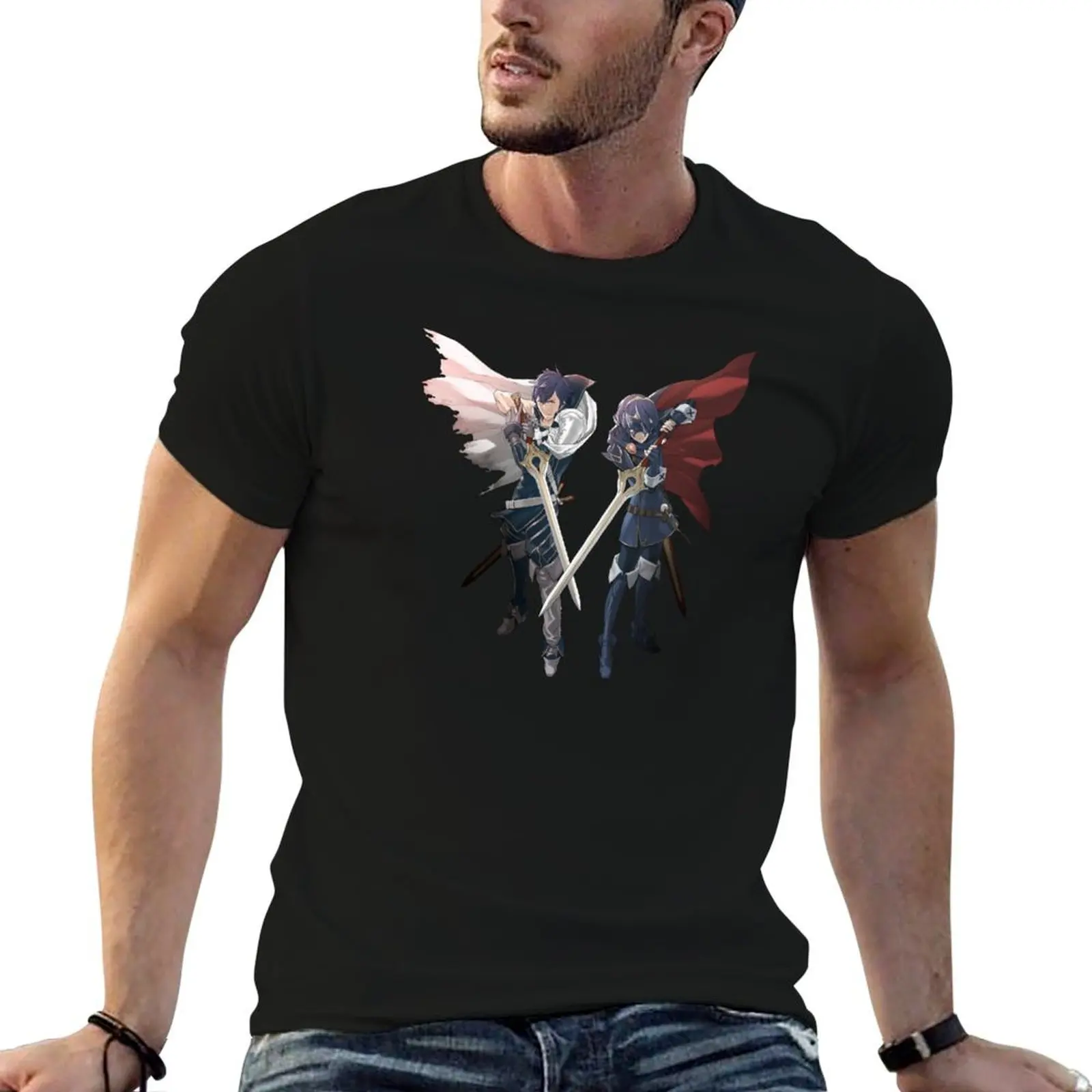 

Chrom and Lucina T-Shirt man t shirt cotton t shirts with prints T-Shirt