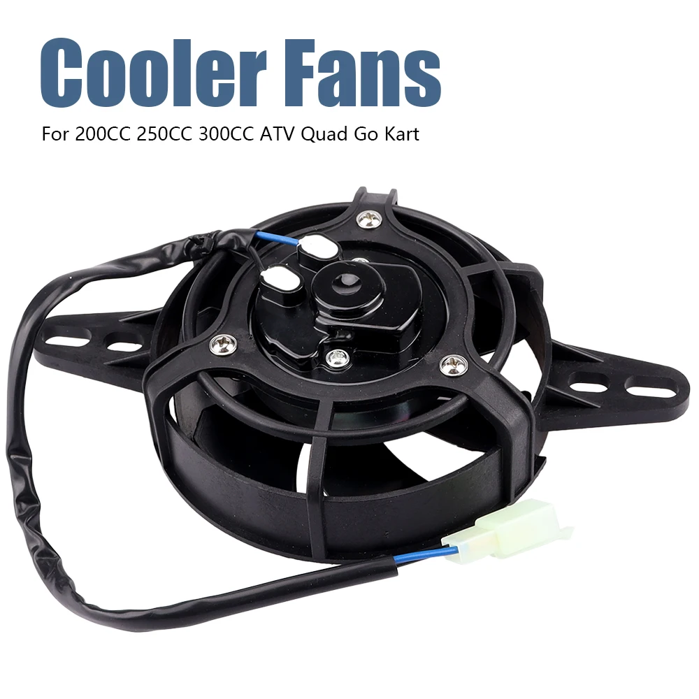 200cc 250cc 300cc ATV Cooling Fan Water Radiator Fan For Dirt Bike Quad Go Kart Buggy Motocross Accessories Spare Part Universal