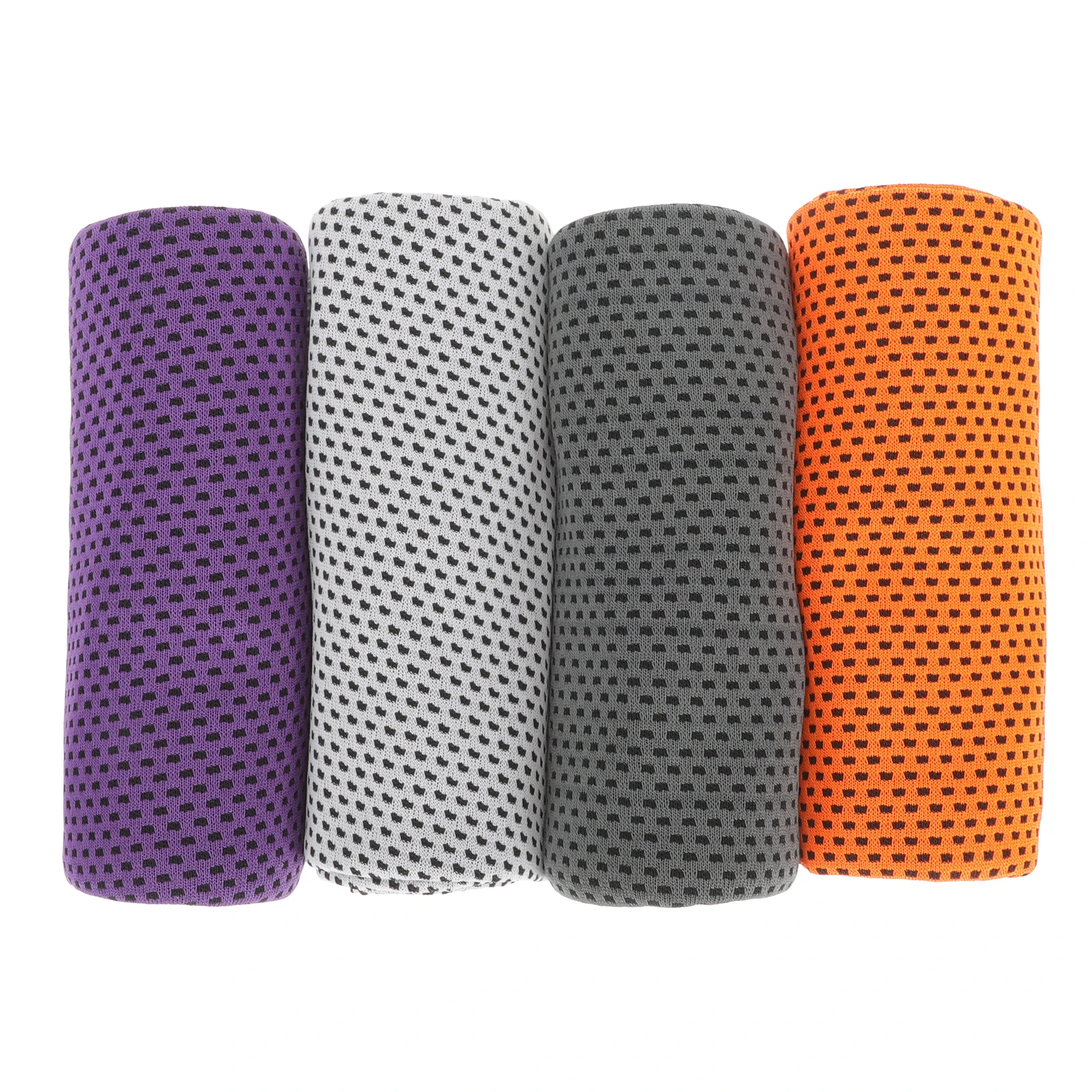 4 Pcs Cooling Towels Ice Towel Sweat Absorbing Gym Sports Exercise Running Yoga Cycling Travel Polyester Microfiber Golf