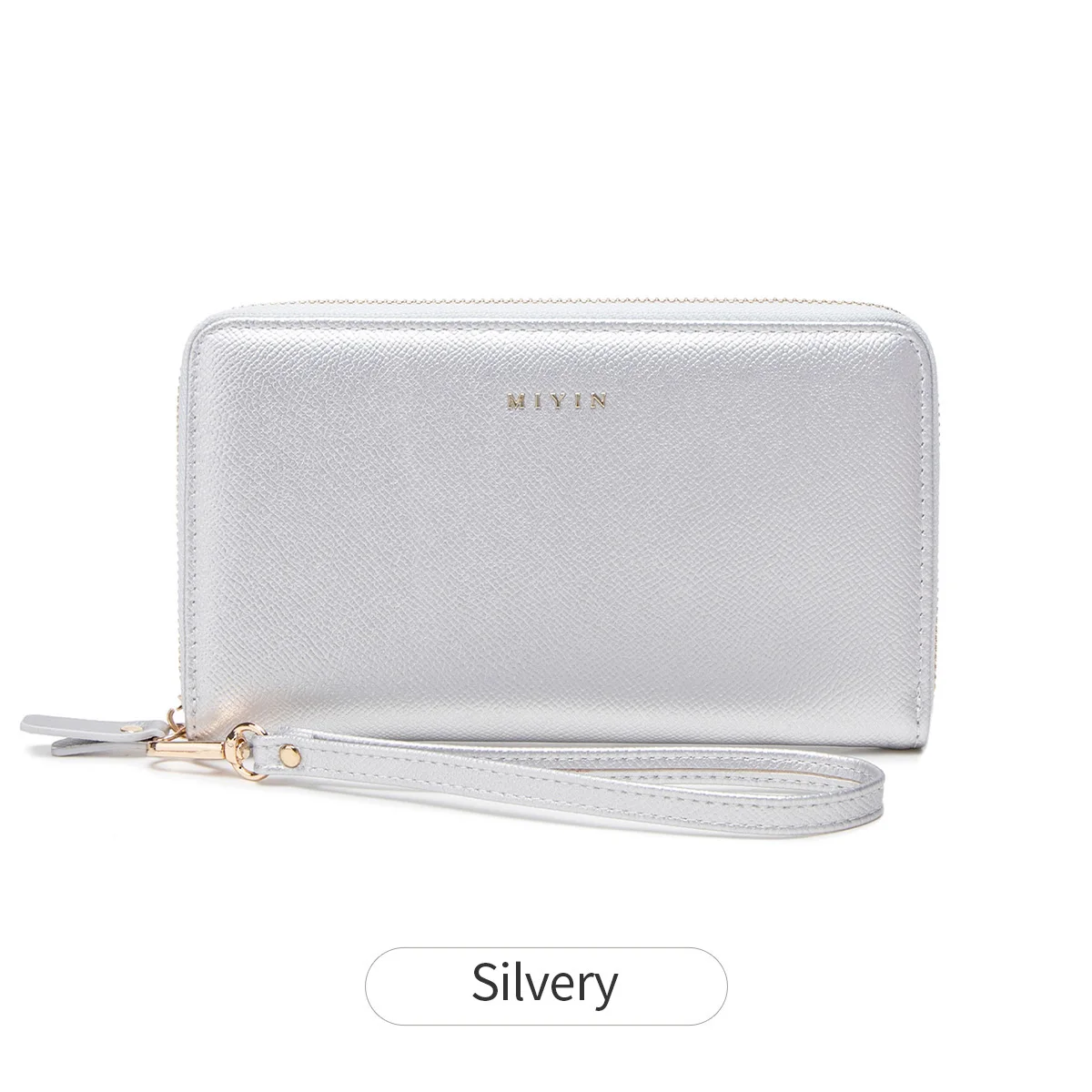 Vintage damesportemonnee met grote capaciteit 2025, NIEUW PU-leer, ritssluiting, orgelportemonnee, mode multifunctionele clutch bag - afbeelding 1