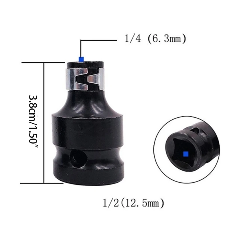 3 Pcs/Set Drill Chuck Adapter with Screw Practical 1/2\