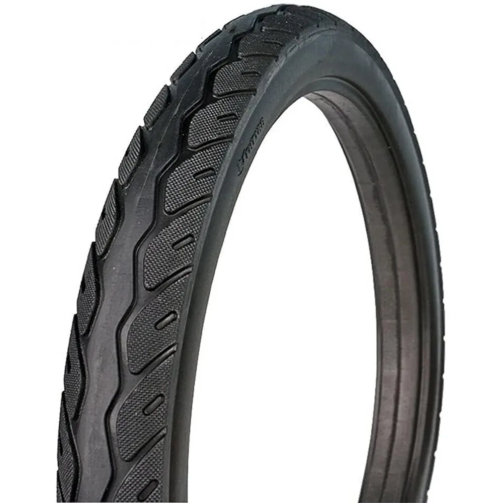 CATAZER Electric Bike Solid Tire 24*1.75 Antislip Wear-resistant Tube Rubber Black Solid Tire 24inch Bicycle Parts for E-Bikes