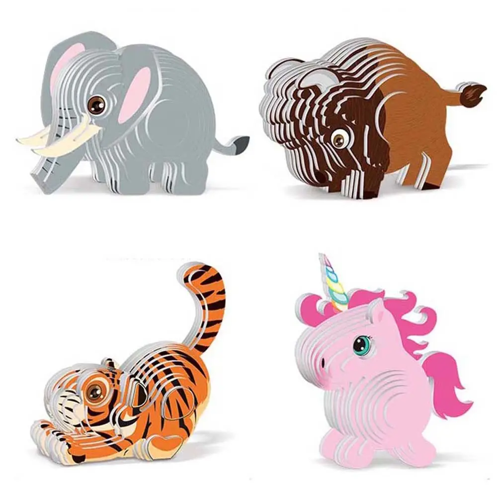 

Model Toy Handmade Crafts Unique Paper Early Learning Paper Puzzle 3D Puzzle 3D Animal Puzzle Animal Jigsaw Stereo Puzzle