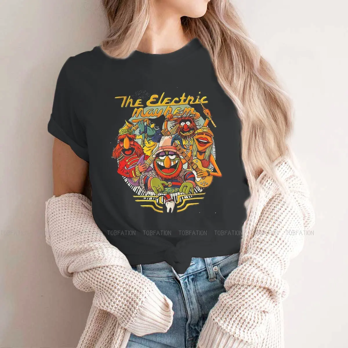 DR TEETHS e THE ELECTRIC MAYHEMS maglietta speciale per ragazza Fraggle Rock bambini Cartoon 4XL nuovo Design T-Shirt grafica