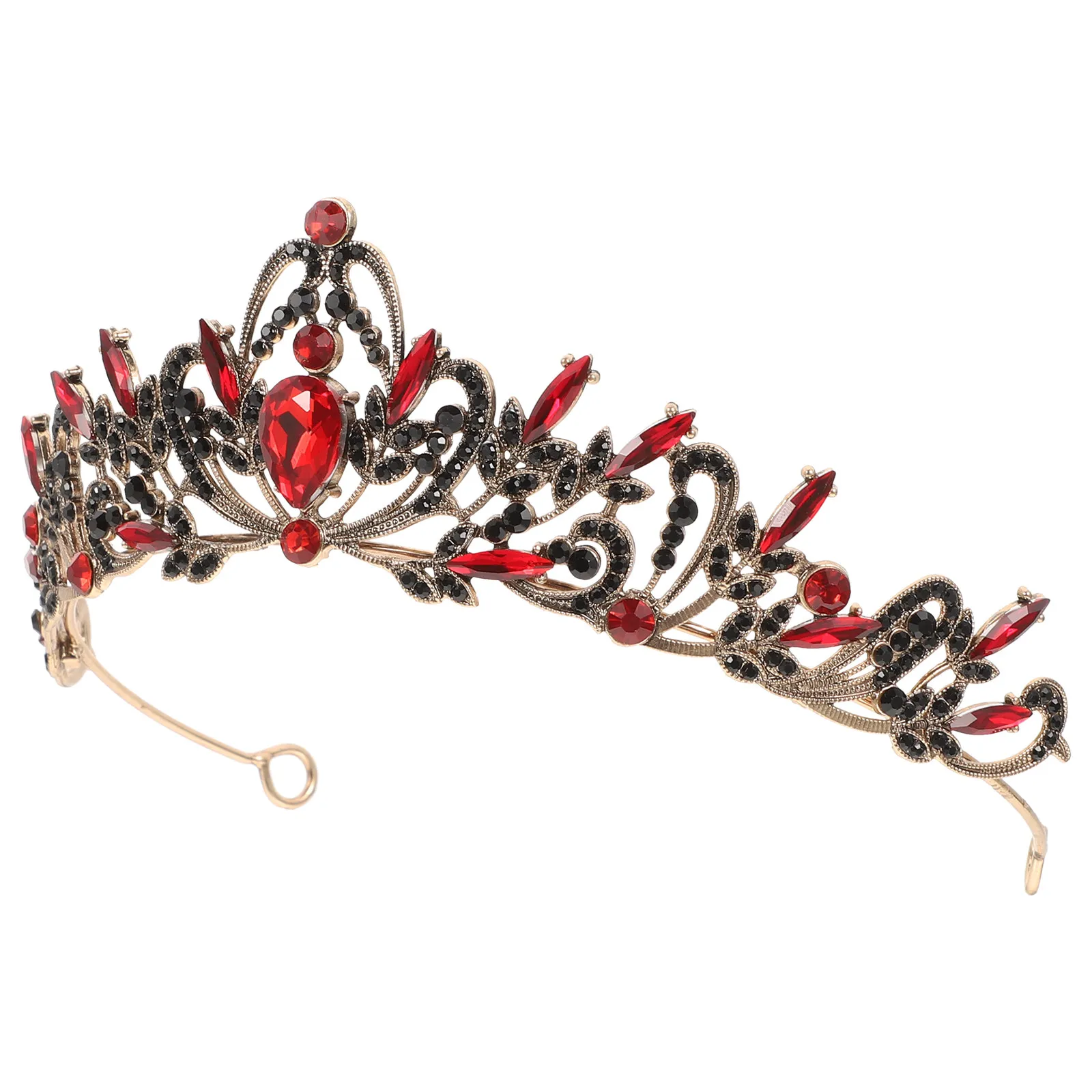 Rhinestone Bridal Tiara Headband – Elegant Wedding Crown Hairpiece for Bride and Bridesmaids