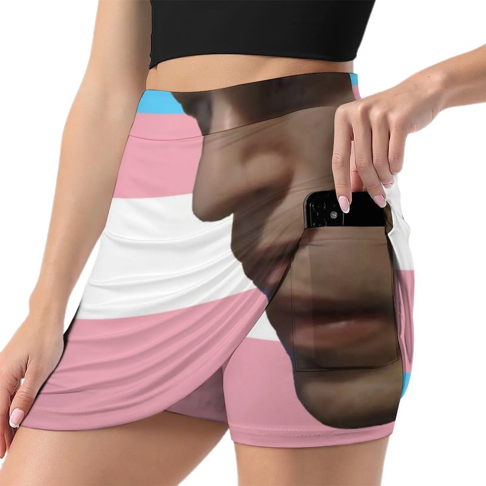 jerma trans Minirock Damen Sommerröcke Rocksets Damenröcke