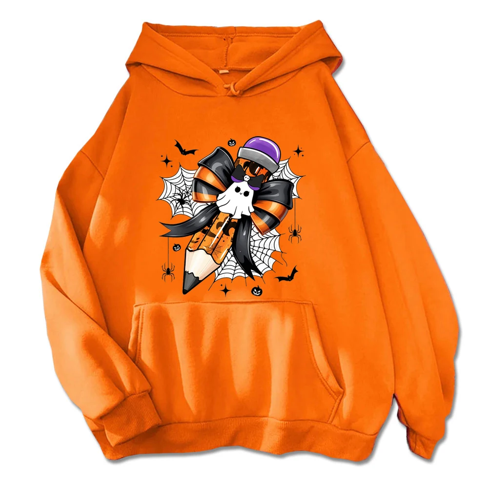 Engraçado engraçado engraçado rosto impressão manga comprida hoodie, roupas de Halloween, adequado para outono e inverno, legal casual