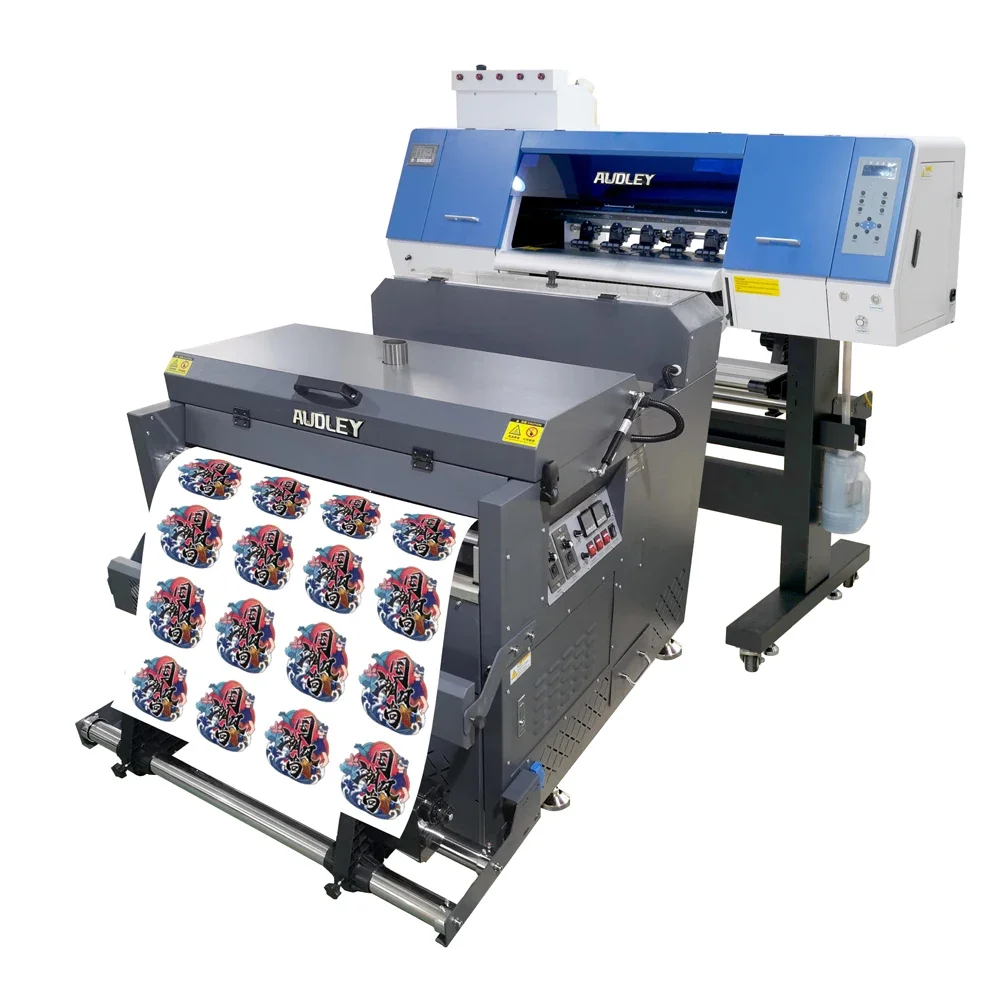 Digital T Shirt Textile Printing Machine Heat Pet Film DTF Printer With Double 4720 i3200 Print Heads