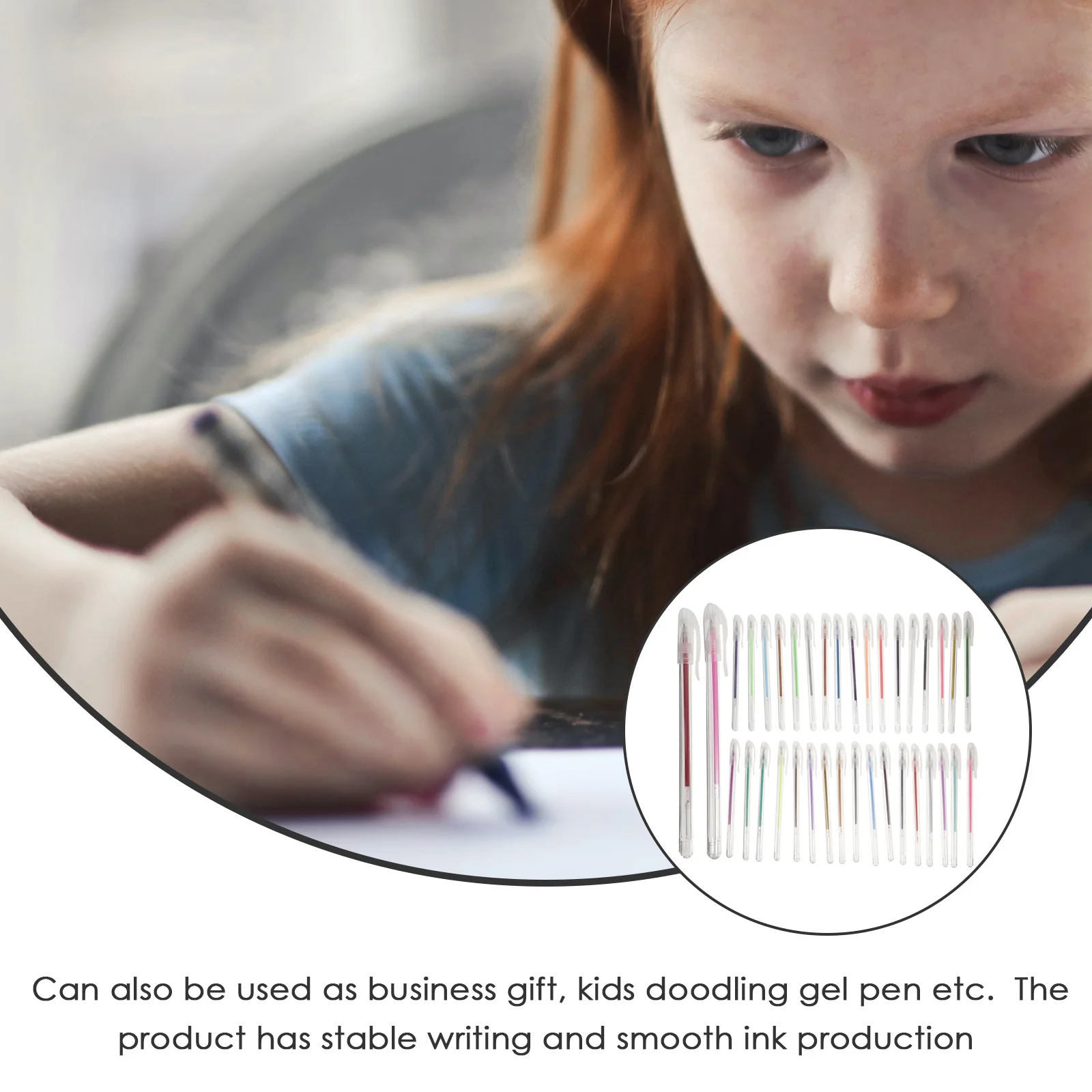 

36Pcs Colorful Gel Pen Set Fine Material Great Gift for Family Friends Art Supplies Gel Pen Set Glitter Pens