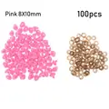 100pcs Pink-8X10MM
