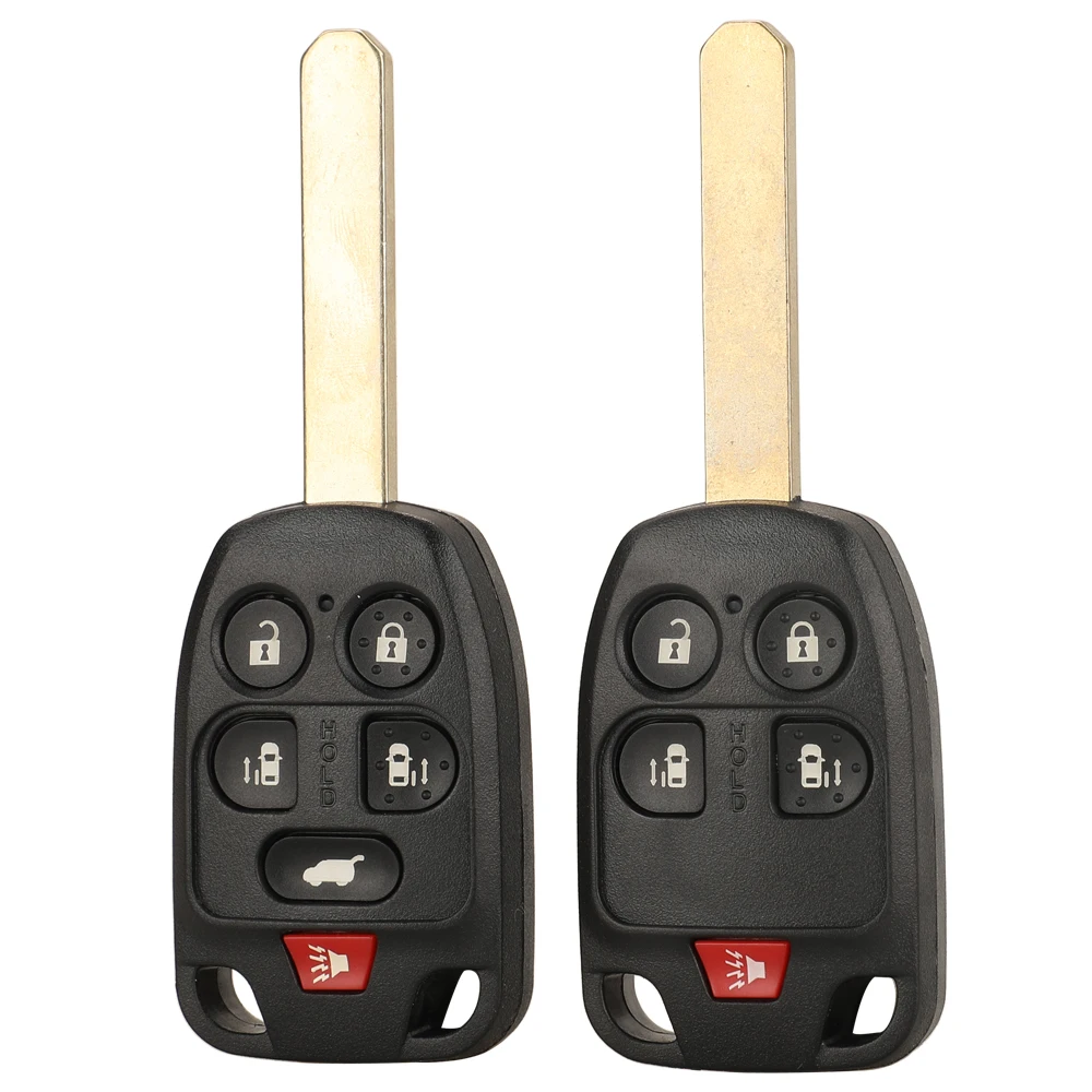 jingyuqin 5/6 Buttons Smart Remote Car Key Shell Fit For HONDA Odyssey Elysion Remote Key Case Fob Replacement