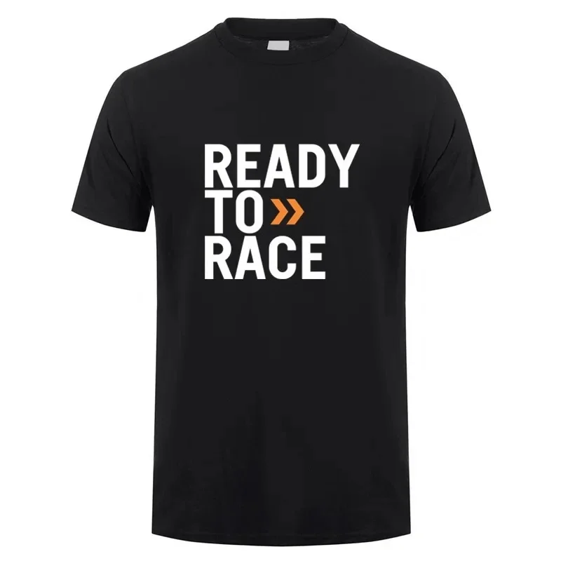 Ready To Race T Shirts Casual Short Sleeve Mans Cool Cotton Tshirt Tops Tees