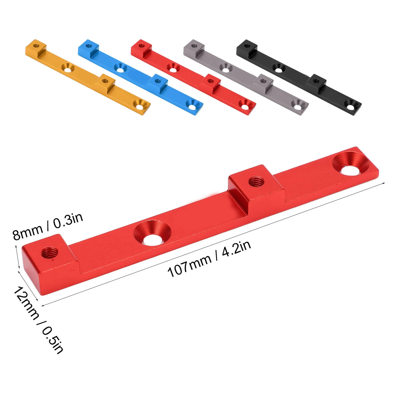 Bicycle Water Bottle Cage Hole Adjuster Vacuum Plating Process Hole Position Adjustment Adapter