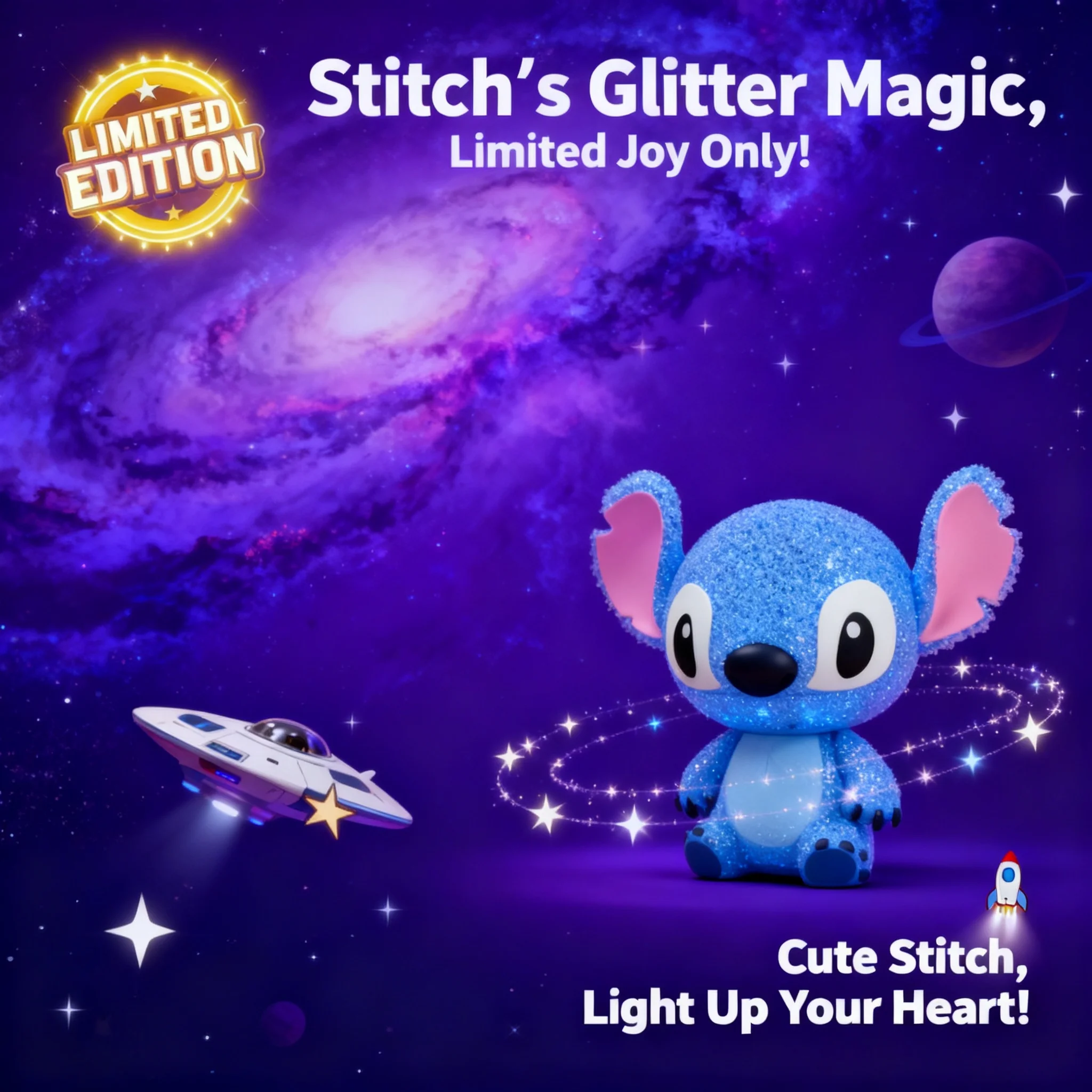 Lilo y Stitch, luz nocturna con proyección de partículas 3D, lámpara de escritorio creativa con dibujos animados, decoración para dormitorio, regalos para niños