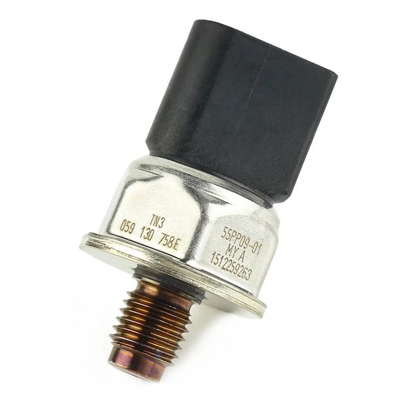

55PP09-01 Diesel Fuel Rail Pressure Sensor Drucksensor For VW SKODA Audi Q7 A4 S4 A5 S5 059130758E Fuel Pressure Sensor