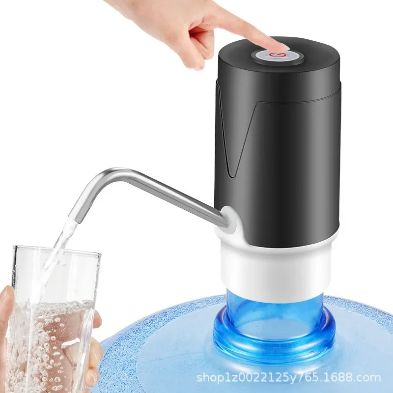 1pc Black/White Automatic Water Bottle Pump USB Charging Water Pump One Button Automatic Switch Of Water Dispenser