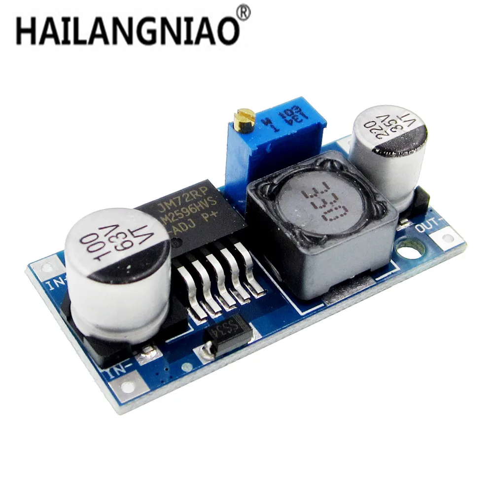 

DC DC Buck Converter KIT Adjustable Power Supply DC-DC Step Down Adapter 3A LM2596HVS LM2596HV Step Down Power 4.5-50V To 3-40V