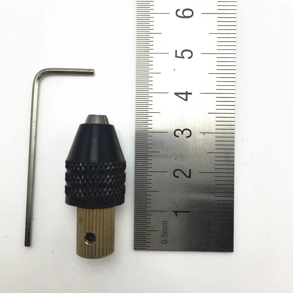 

Keyless Black Aluminum Alloy Mini 3-Jaw Drill Chuck Adapter Convert Impact Driver Hold Non- Bits Clamp Chuck 2-13mm