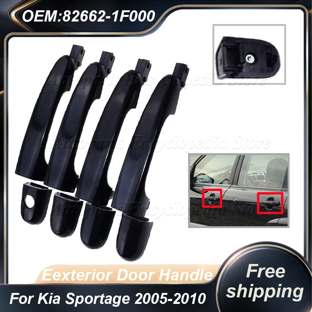 Left Or Right 82662-1F000 82651-1F000 Car Exterior Eexterior Door Handle For Kia Sportage 2005-2010