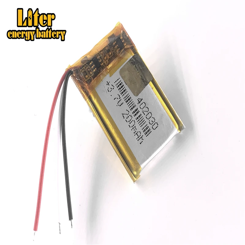 

10pcs/lot 3 line Good Qulity 3.7V,200mAH,402030 Polymer lithium ion / Li-ion battery for TOY,POWER BANK,GPS,mp3,mp4