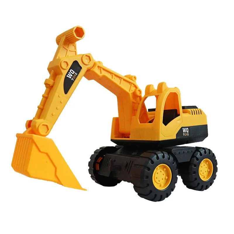 Large Engineering Vehicle Simulation Excavator Bulldozer Load Car Children's Toy Inertial Sliding Beach Toy Vehicle Gift for Kid