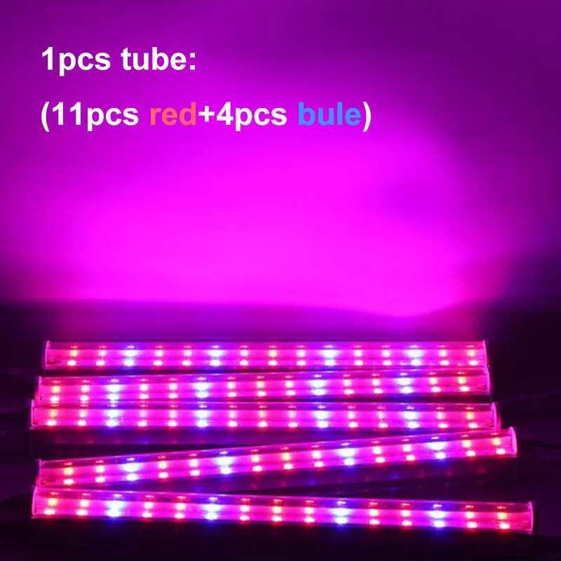 

Plant Grow Light T5 Tube LED Growing Indoor Greenhouse Hydroponic System Red Blue Lamp Growtent Box Flower Plants Growth