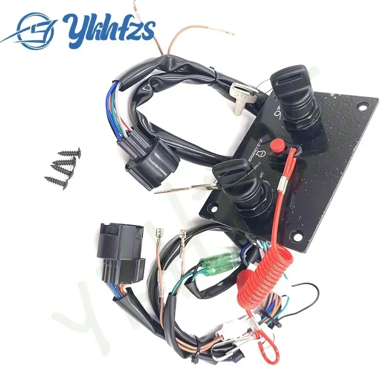 NEW 37100-96J14 Dual Ignition Key Switch Panel For Suzuki DF100A 115A Marine Outboard