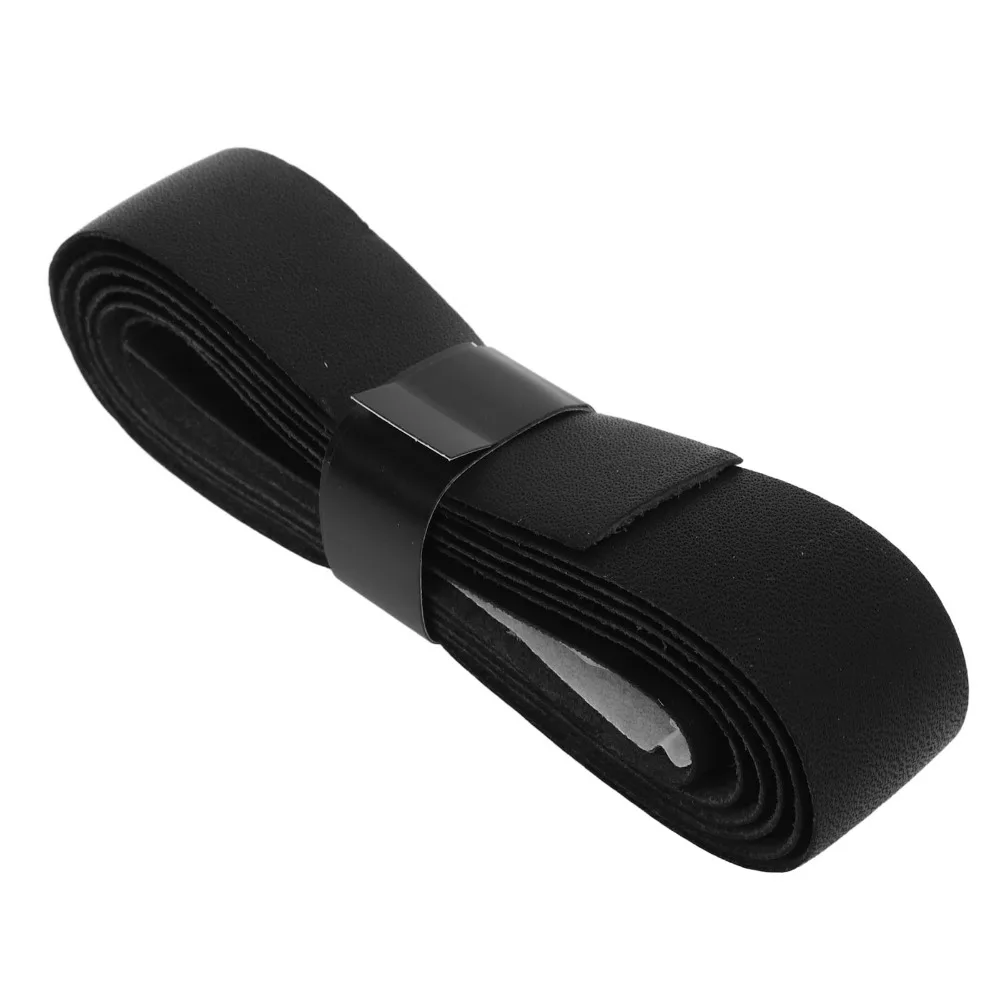 

Кожаная лента для обмотки теннисных ракеток 3.3ftx1.0in, впитывающая пот, для бадминтонных ракеток, сменная лента для обмотки рукоятки, для использования в спортзале