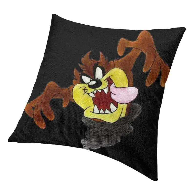 Cartoon Tasmanian Devil Pillowcover Home Decorative Taz Cushion Cover Throw Pillow for Sofa Double-sided Printing