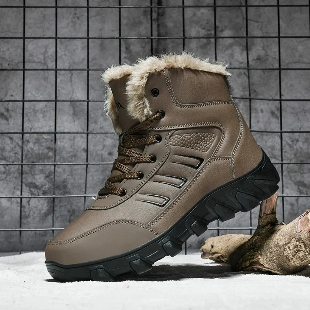 2025 Botas de nieve profesionales de felpa extranjera, cálidas, suaves, cómodas, resistentes al desgaste, para caminar, movimiento