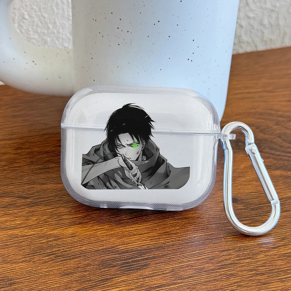 日本アニメ「進撃の巨人」Apple AirPods Pro、Pro3、Pro2イヤホンカバー、AirPods 1/2、3、4対応、耐衝撃保護ケース