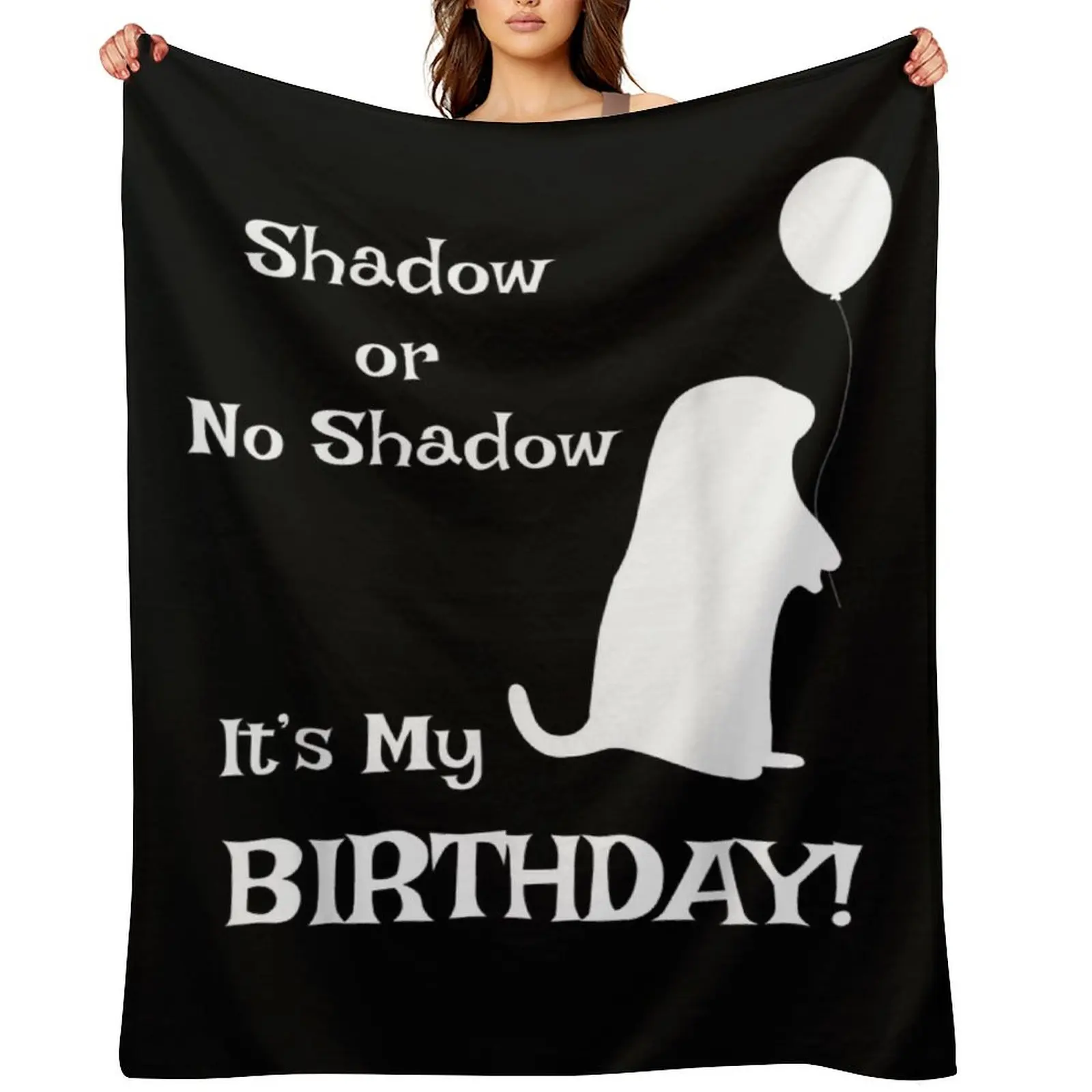 

Groundhog Day Birthday Shirt Perfect February 2nd Gift Tee born on February 2nd Groundhog Shirts happy Throw Blanket